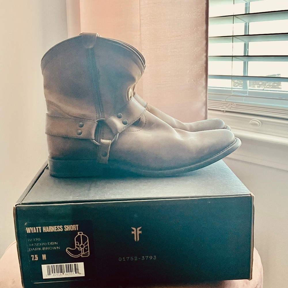 Frye Wyatt Harness Short Boot